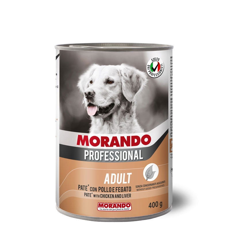 Morando Dog Wet Food Pate Chicken&Liver 400g -  - PetsOffice