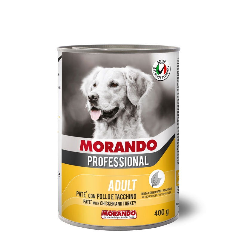 Morando Dog Wet Food Pate Chicken&Turkey 405g -  - PetsOffice