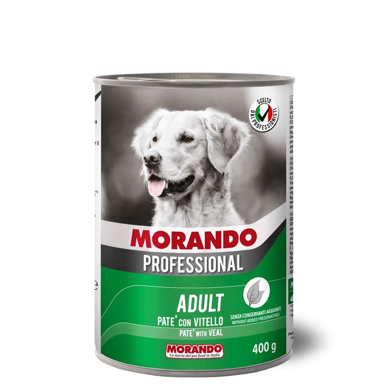 Morando Dog Wet Food Pate Veal 400g -  - PetsOffice