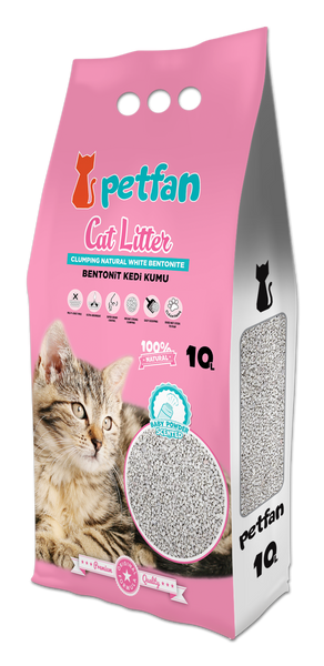 PETFAN Clumping Cat Litter Baby Powder 10L