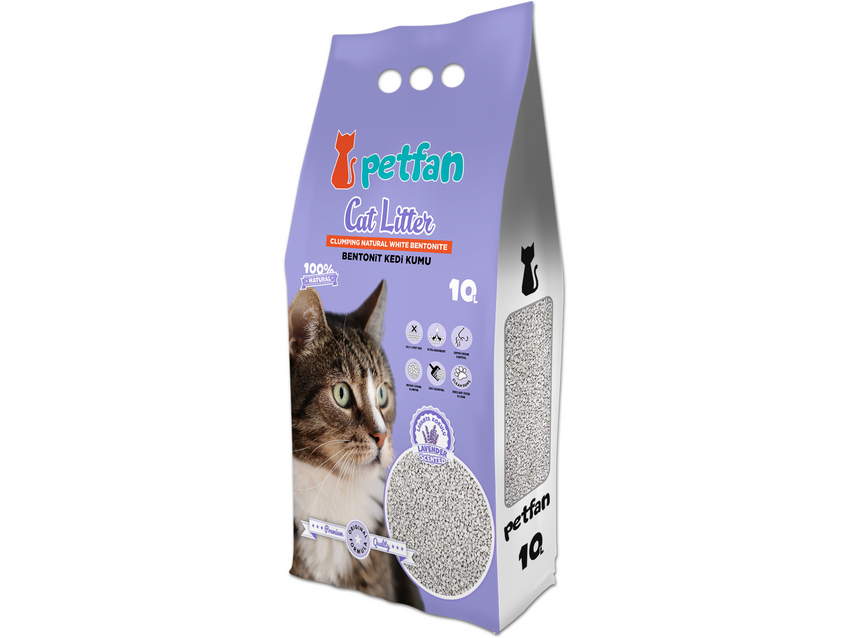 PETFAN Clumping Cat Litter Lavender 10L