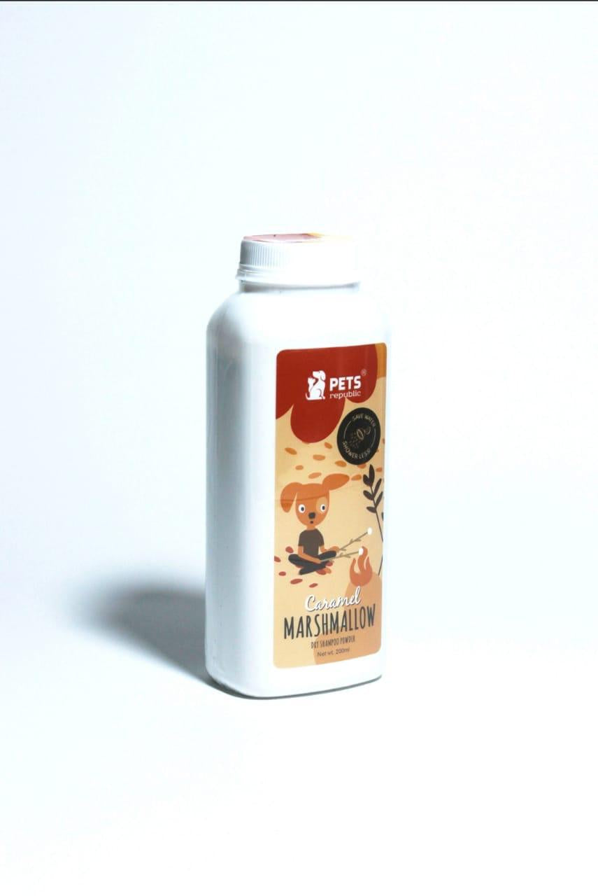 Pets Republic Powder Dry Shampoo Caramel Marshmallow 200g -  - PetsOffice