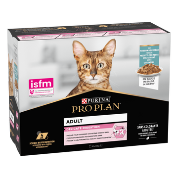 Pro Plan Delicate Cat Wet Food Ocean Fish Box 10*85g