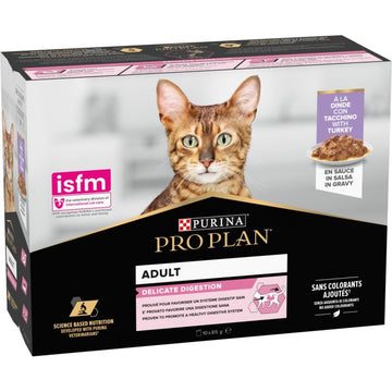 Pro Plan Delicate Cat Wet Food Turkey Box 10*85g