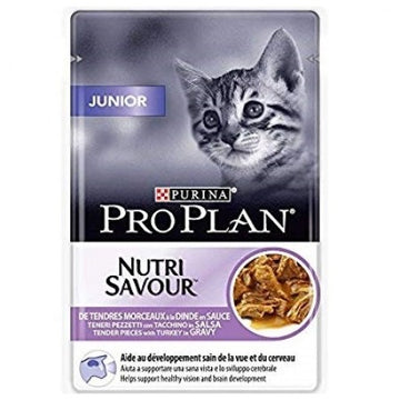 Pro Plan junior Nutri Savour With Turkey Pouch in Gravy 85g