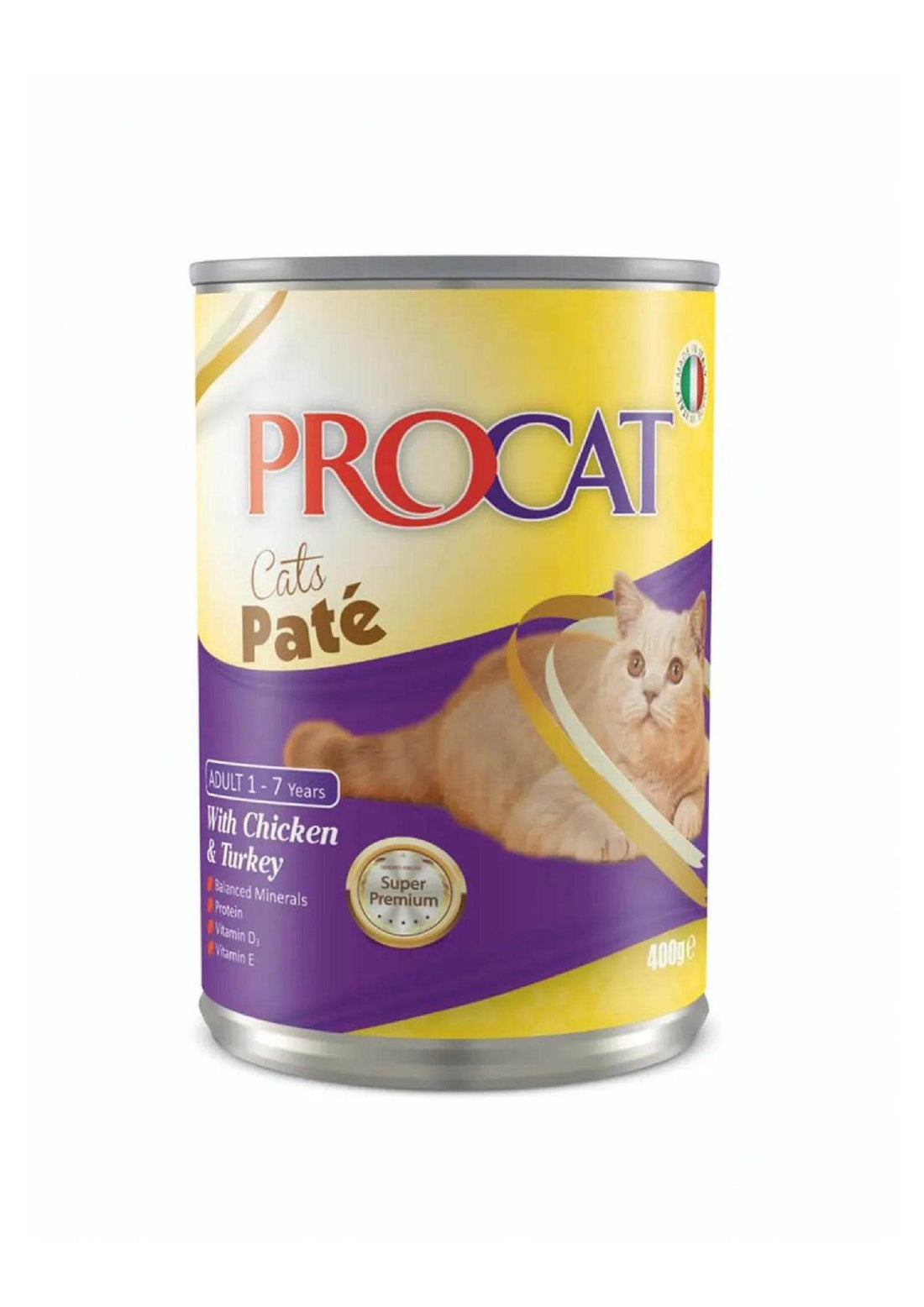 ProCat Wet Food Pate Chicken&Turkey 400g -  - PetsOffice