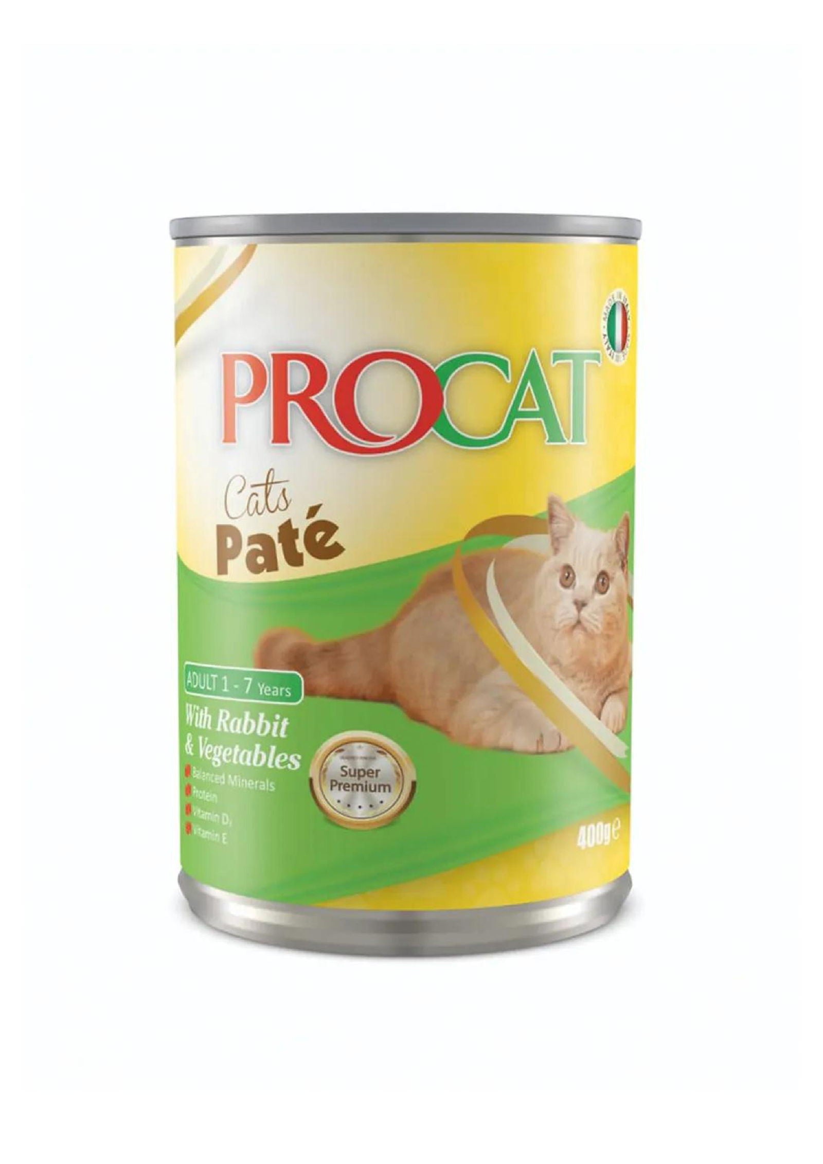 ProCat Wet Food Pate Rabbit&Vegetables 400g -  - PetsOffice