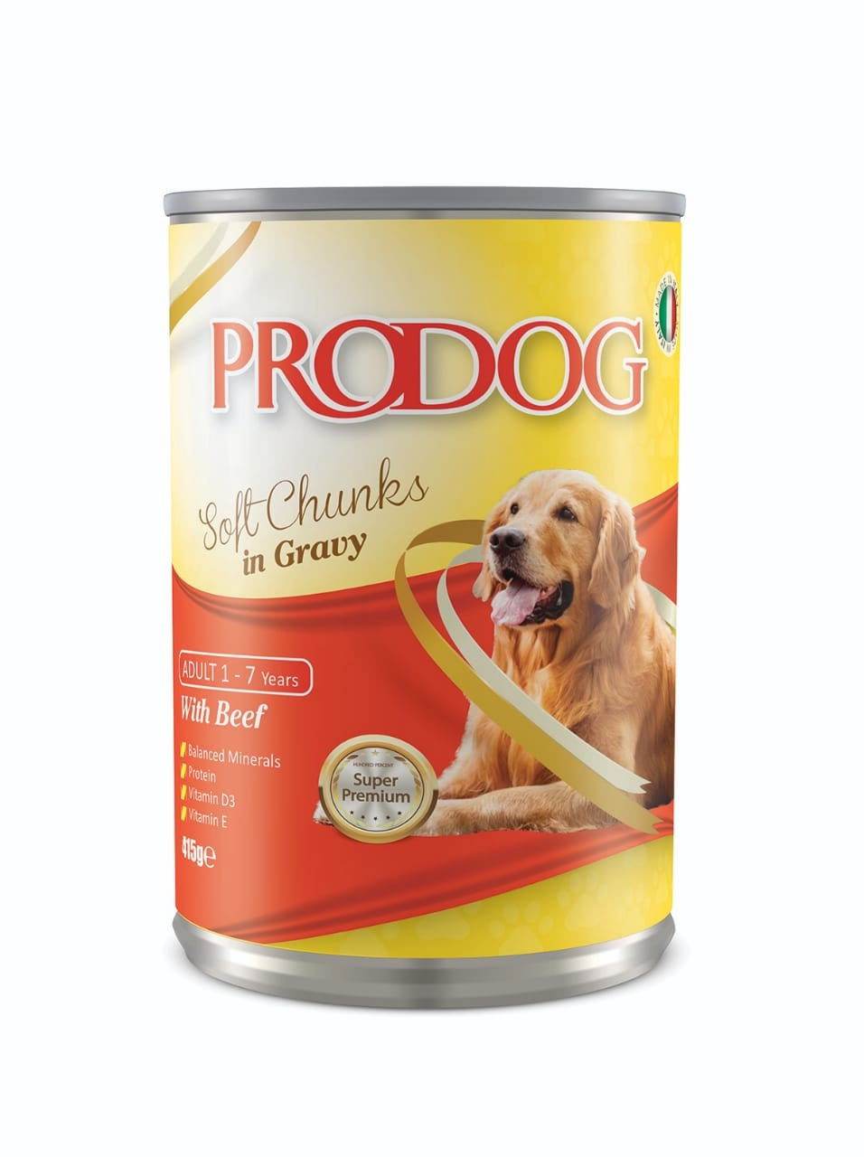 ProDog Wet Food Beef Chunks Gravy 415g -  - PetsOffice