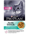 Pro Plan Delicate Nutri Savour With Oceanfish Pouch In Gravy 85g -  - PetsOffice