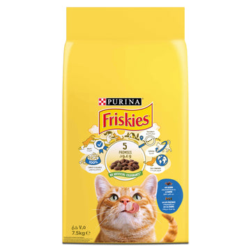 Purina Friskies with Salmon & Vegetables Dry Food 7.5kg