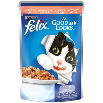 Purina Felix Salmon in Jelly 100g -  - PetsOffice