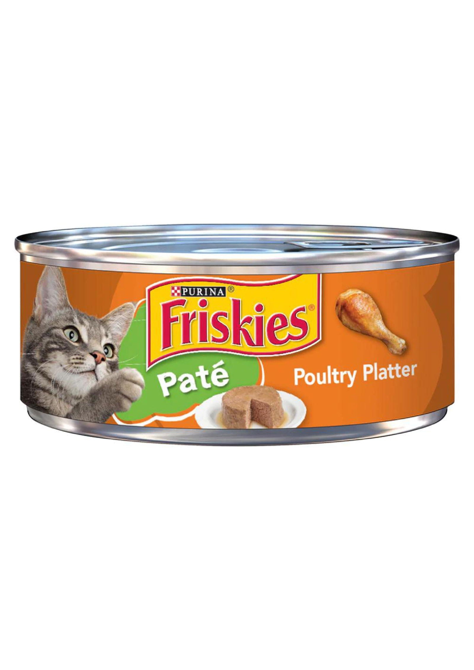 Purina Friskies Cat Wet Food Pate Poultry Platter 156g -  - PetsOffice