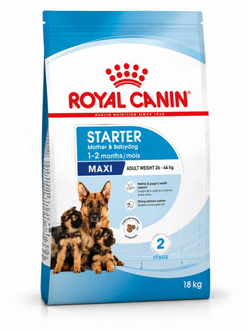 Royal Canin Maxi Starter Dog Dry Food 18kg