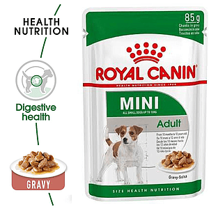 Royal Canin Mini Adult Pouch Gravy 85g -  - PetsOffice