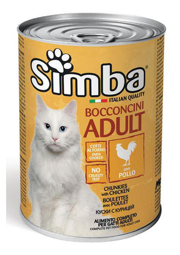 Simba Chicken Chunks Cat Wet Food  415g