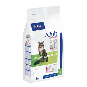 Virbac Adult With Salmon Neutered  & Entire Cat 1.5kg