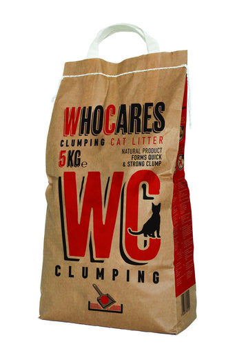 WHO CARES Coarse granulation Clumping cat litter 5Kg -  - PetsOffice