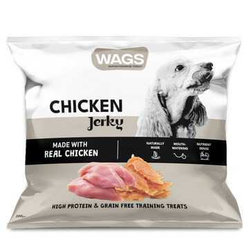 Wags Chicken Jerky 300g