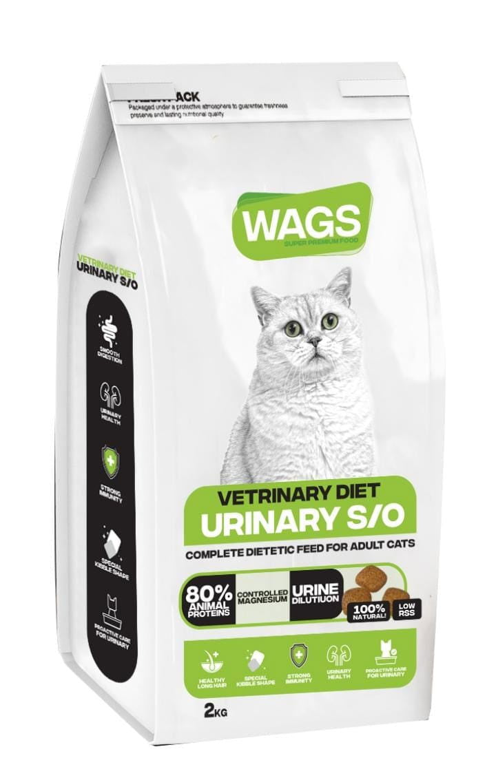 Wags Urinary SO Cat Dry Food 2kg -  - PetsOffice
