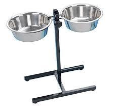 72833 NOBBY Dog-foodbar incl. 2 bowls 25,0 cm 2,75 ltr