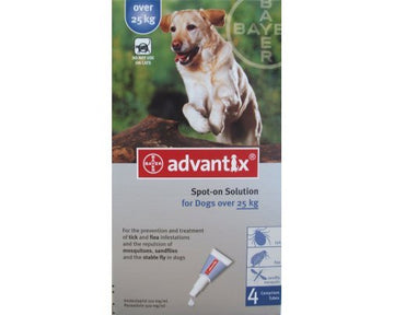 Advantix Spot On for 25kg and + (1 Ampoule)