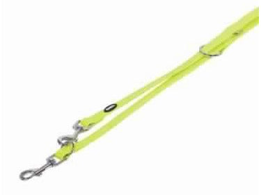 80566-24 NOBBY Traning Leash "Cover" neon yellow L: 200 cm; W: 20 mm - PetsOffice