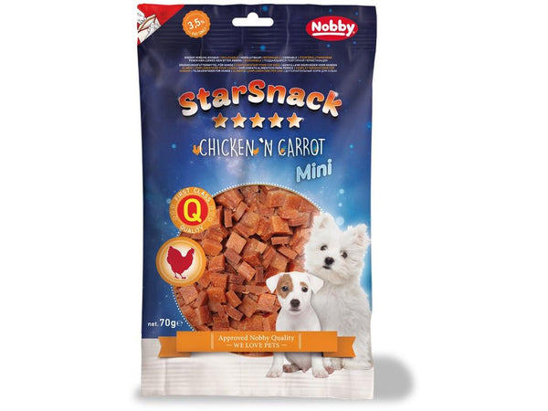 70143 NOBBY StarSnack MINI Chicken`n Carrot  70g