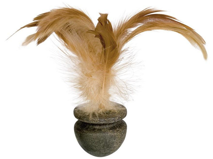 66925 NOBBY Catnip rotary with feathers 4 cm / 16 cm - PetsOffice