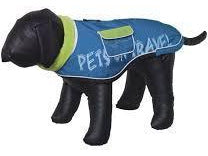 66218 NOBBY Dog coat "PAVEL" turquoise 80 cm - PetsOffice