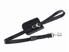 78565 NOBBY Leash incl. car safety seat belt black l: 75/100 cm; w: 24 mm - PetsOffice