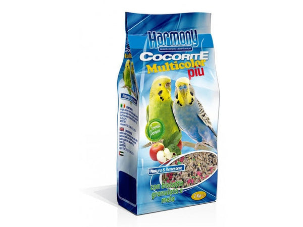 Budgies Rainbow with Apple Made In Italy 1Kg
