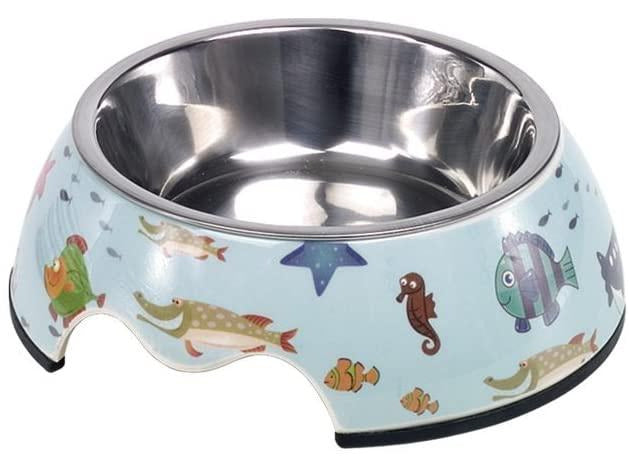 73332 Dog Melamine bowl "FISH"  S: 14 x 4,5 cm, 160 ml