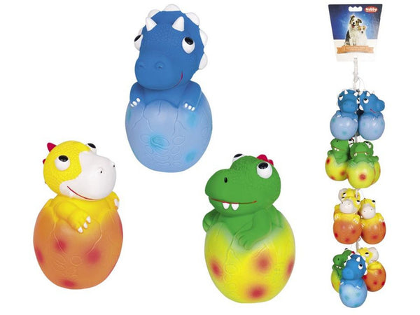 60436 NOBBY Latex figures "Dino" assorted colors  11-12 cm