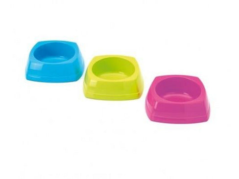 81020 NOBBY Plastic bowl assorted colors small; 8,0 x 8,0 x 3,5 cm - PetsOffice