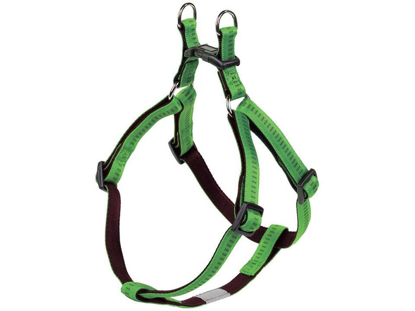 78506-84 NOBBY Harness "Soft Grip" light green / brown chest: 30-40 cm; w: 10 mm - PetsOffice