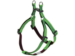78506-84 NOBBY Harness "Soft Grip" light green / brown chest: 30-40 cm; w: 10 mm - PetsOffice