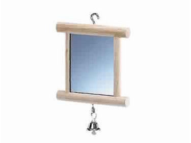 31518 NOBBY Mirror with bell 10 x 10 cm - PetsOffice