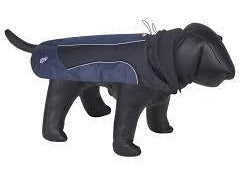 67881 NOBBY Dog coat "DAKU" blue 80 cm - PetsOffice