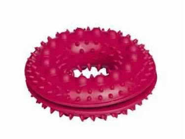 60013 NOBBY Rubber snackring with spikes red 10,5 cm - PetsOffice