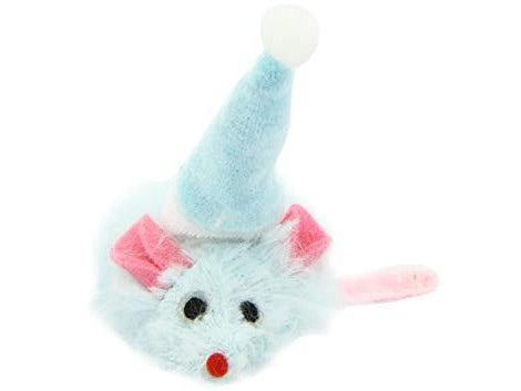 80143 NOBBY Wool mouse with cap 6 cm - PetsOffice