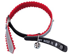78039-01 NOBBY Address Cat collar "My Boss is" - PetsOffice