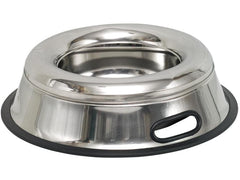 79093 Dog Stainless steel bowl SPLASH FREE, anti slip  29,5 cm 1,55 ltr
