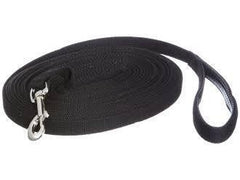 73250-05 NOBBY Tracking leash flat black l: 500 cm; w: 15 mm - PetsOffice