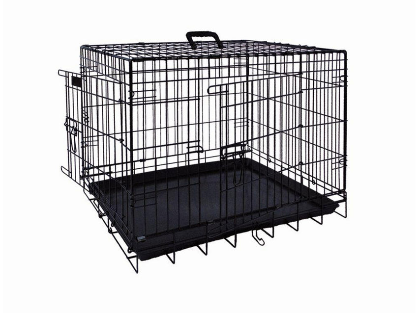 62310 NOBBY Transport cage foldable black l x w x h: 56 x 33 x 41 cm - PetsOffice