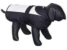 66323 NOBBY Dog coat "CAIBO" white-black 80 cm - PetsOffice