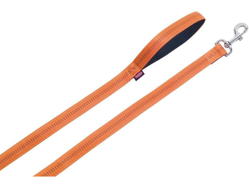 78514-04 NOBBY Leash "Soft Grip" orange l: 120 cm; w: 15 mm - PetsOffice
