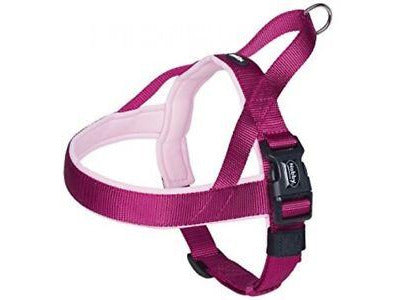 80531-64 NOBBY NORWEGIAN Harness "Classic Preno" rasberry/pink L: 38-50 cm + 36 cm; W: 20/25 mm - PetsOffice