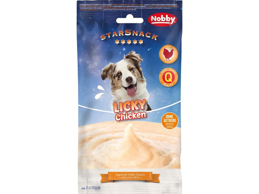50884 NOBBY Licky Dog Chicken (5 Sachets)