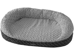 60676 NOBBY Comfort mat oval with edge "SEOLI" darkgrey/lightgrey l x w x h: 120 x 82 x 25 cm