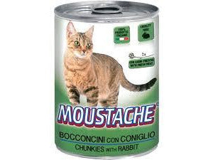 Moustache Wet Chunkies Rabbit 415g - PetsOffice